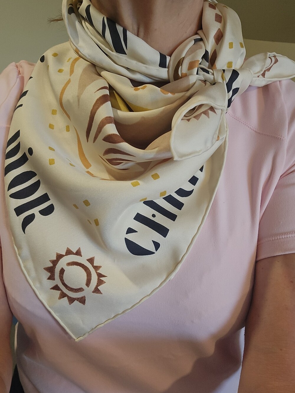 Christian Dior Silk Scarf Large Square